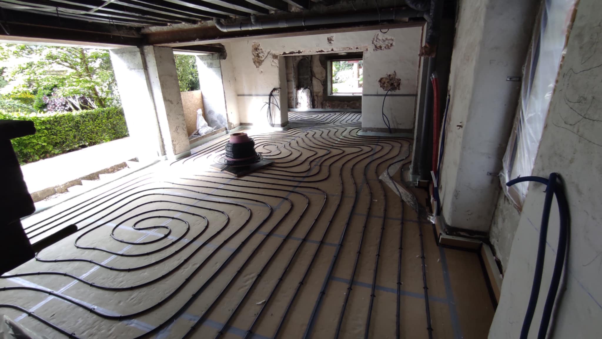 Installation du chauffage au sol dans l'Oise par ClimPaul